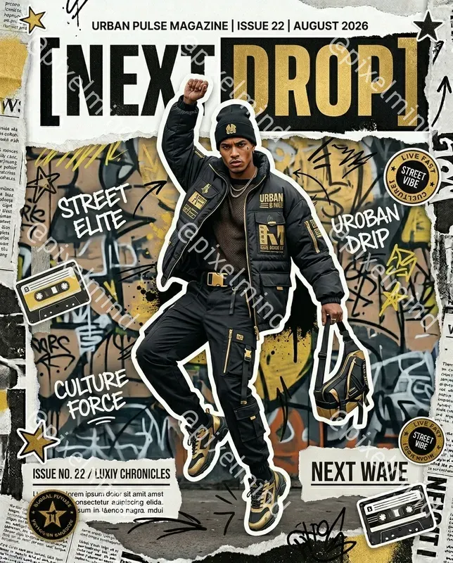Urban Graffiti Editorial Posters