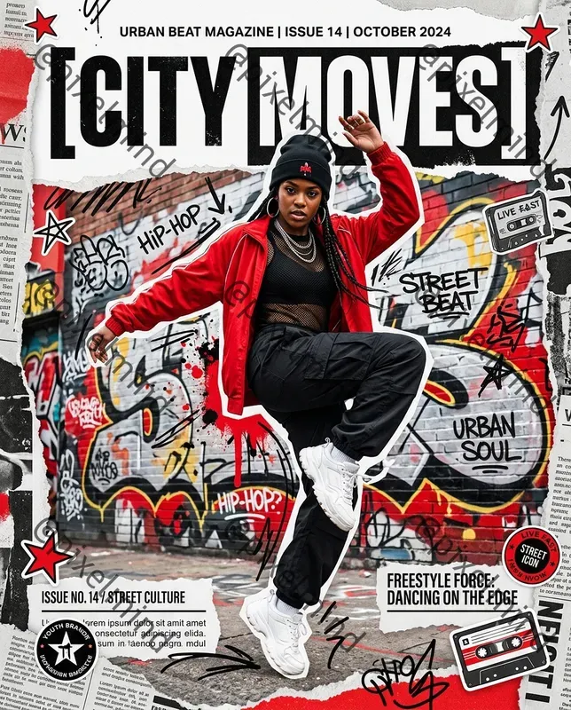 Urban Graffiti Editorial Posters