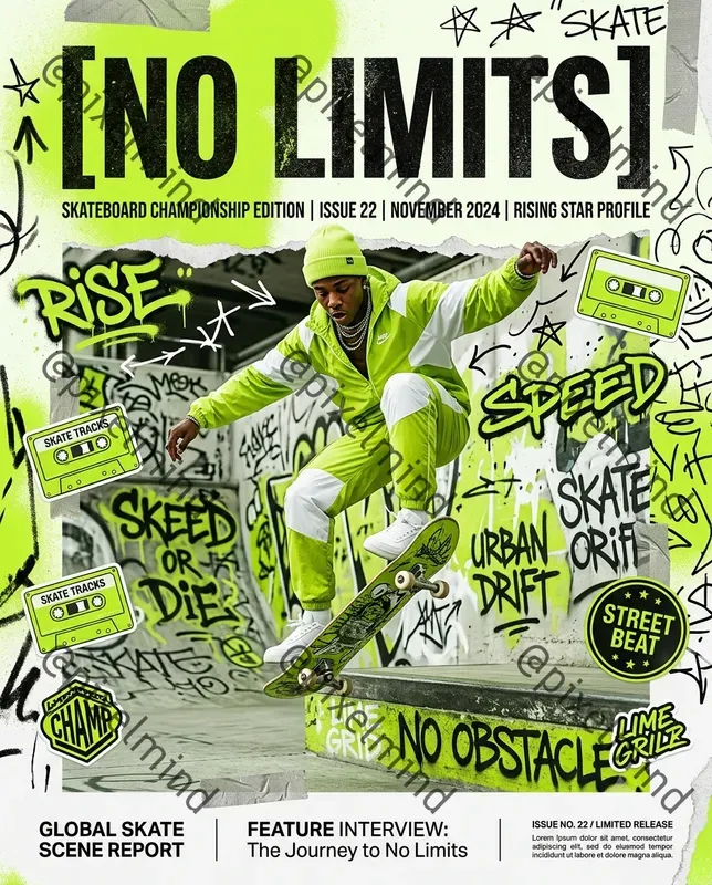 Urban Graffiti Editorial Posters