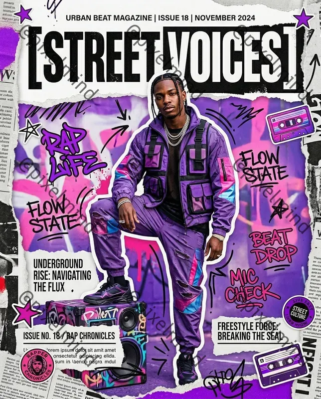 Urban Graffiti Editorial Posters