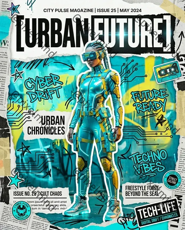 Urban Graffiti Editorial Posters