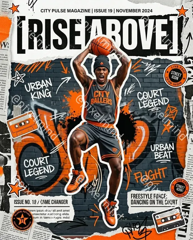 Urban Graffiti Editorial Posters