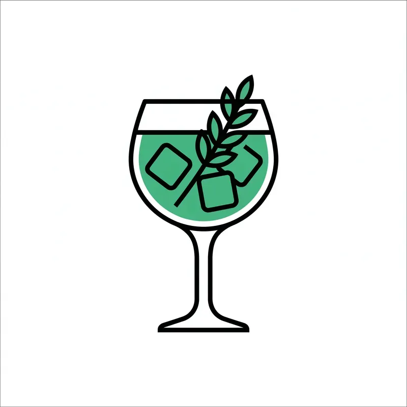 Minimalist Vector Beverage Icons