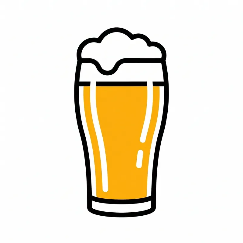 Minimalist Vector Beverage Icons