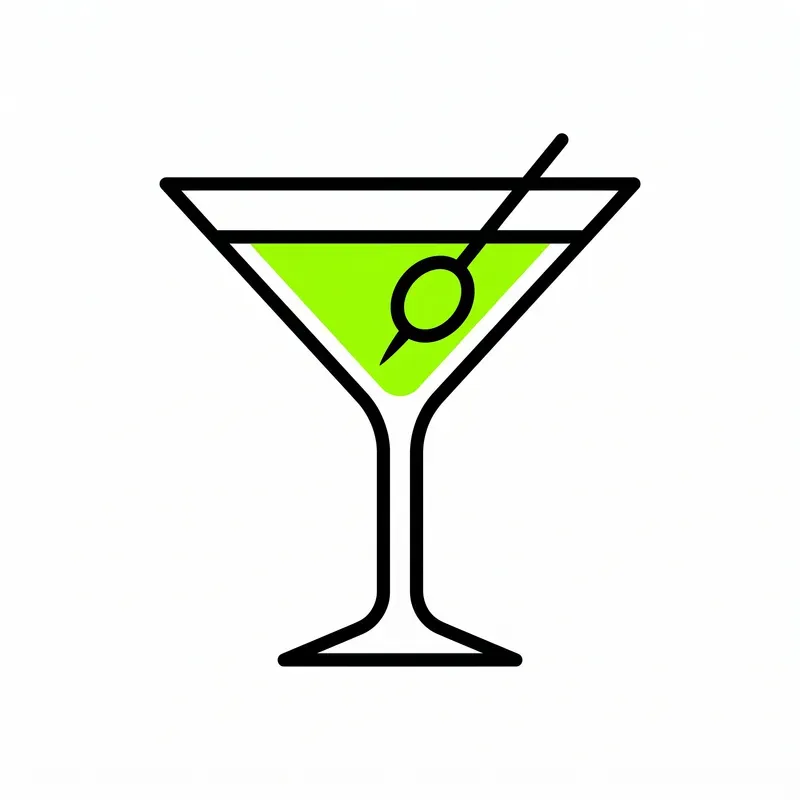 Minimalist Vector Beverage Icons