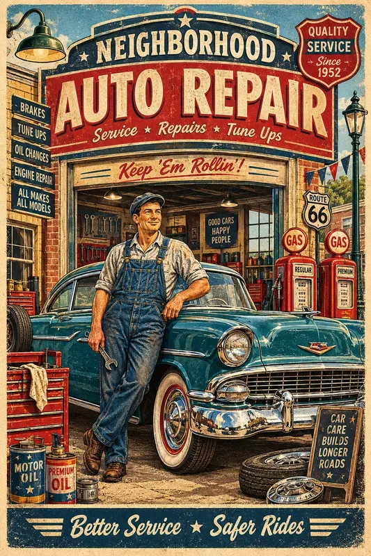 Vintage Main Street Memories