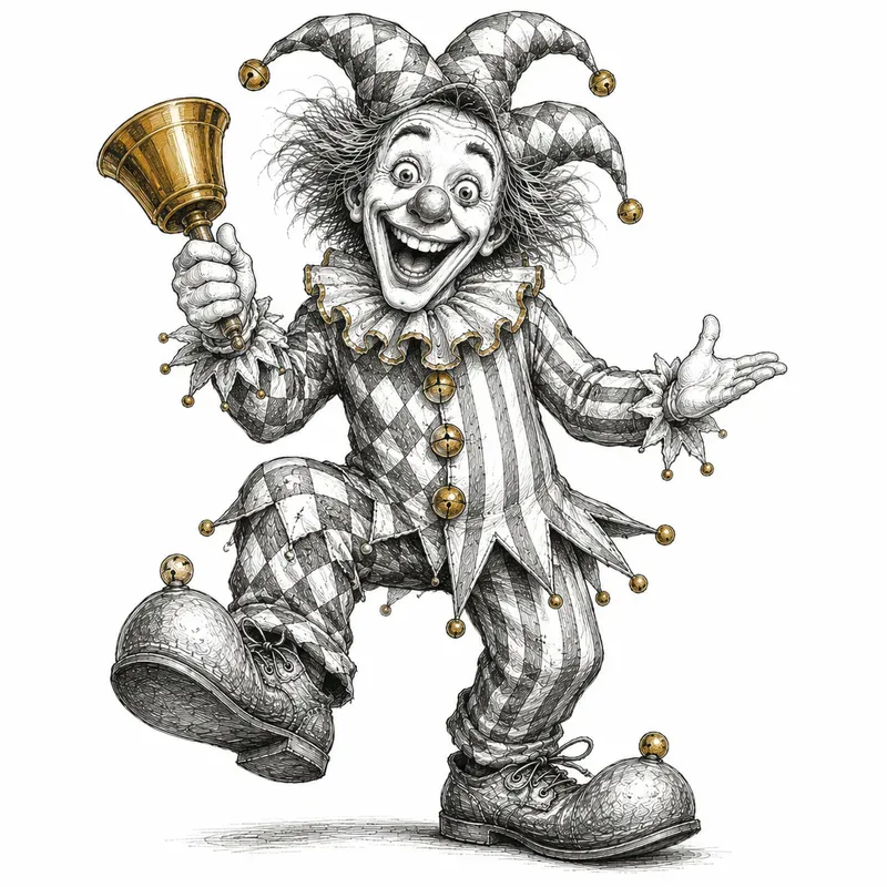 Funny Clown Sketches