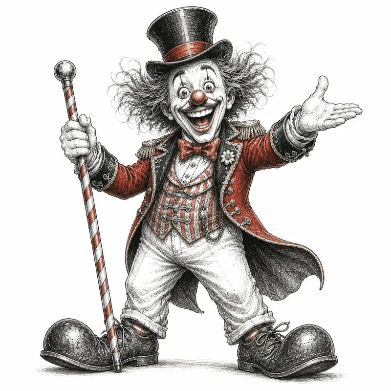 Funny Clown Sketches