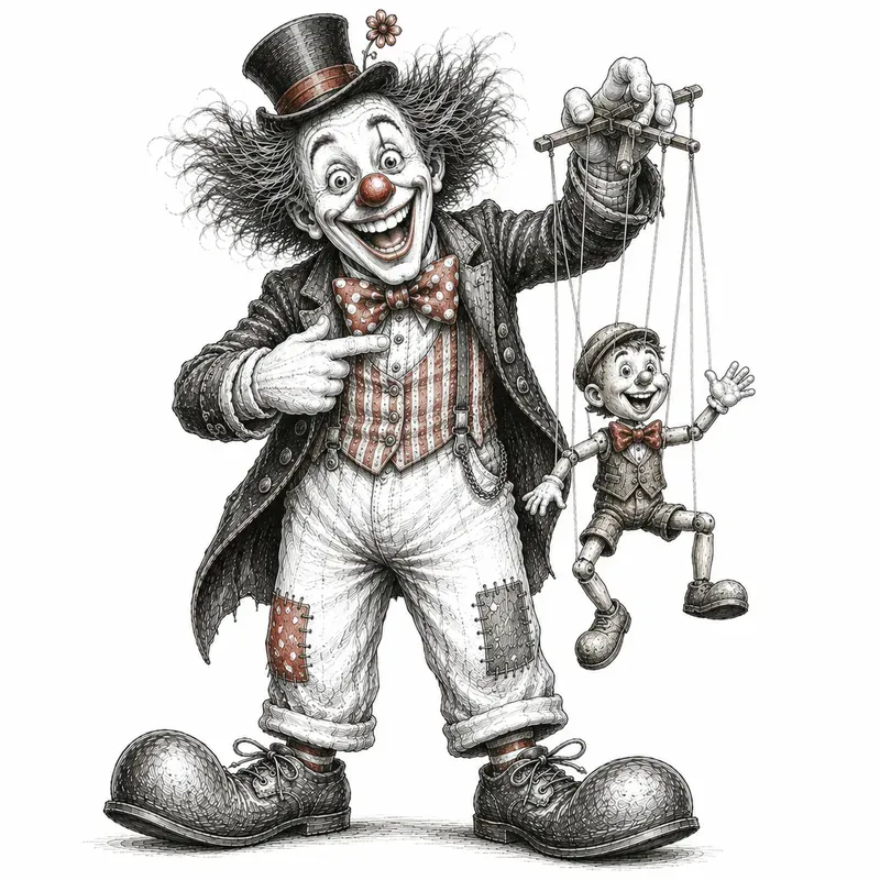 Funny Clown Sketches