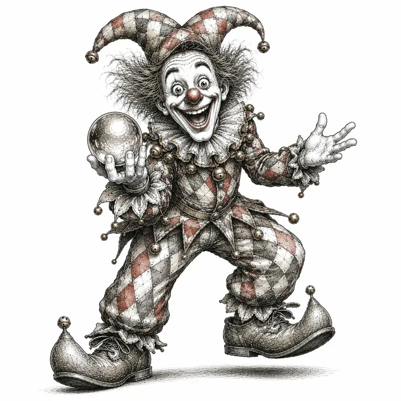 Funny Clown Sketches