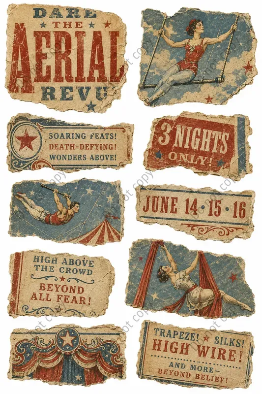 Vintage Circus Bill Ephemera