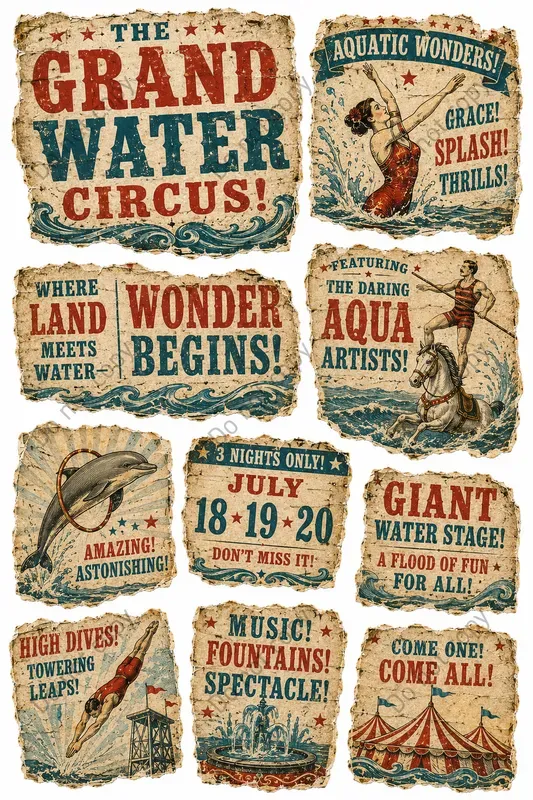 Vintage Circus Bill Ephemera