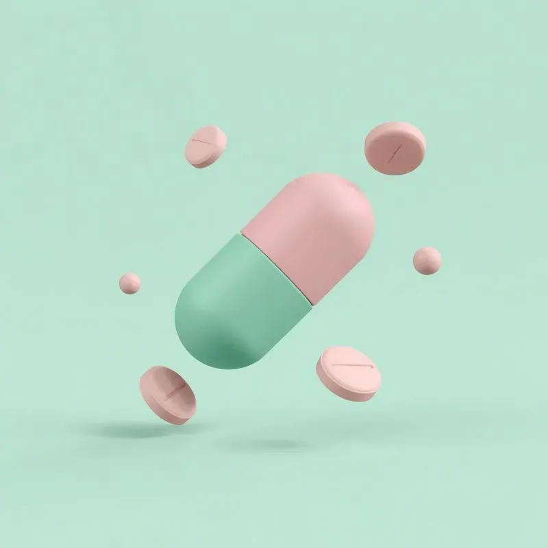 3D Minimalist Clay Medical Icons