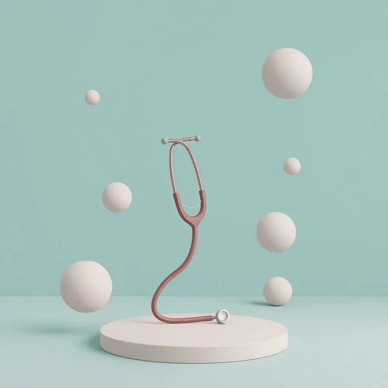 3D Minimalist Clay Medical Icons
