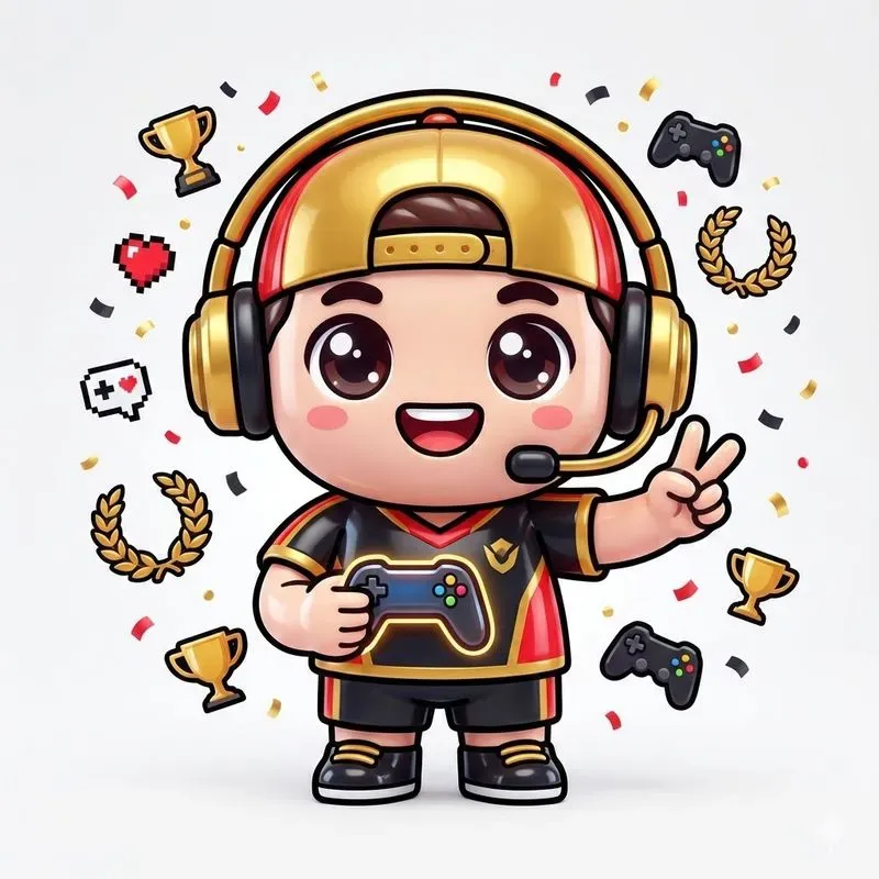 Cute Champion Chibi Sports Mascots