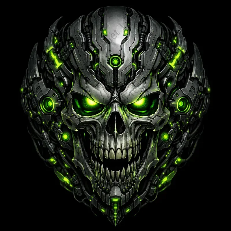 Dark Gothic Skull Tshirt Graphics
