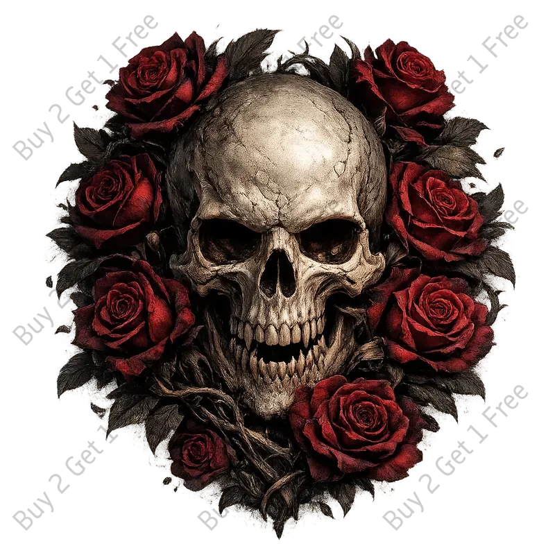 Dark Gothic Skull Tshirt Graphics