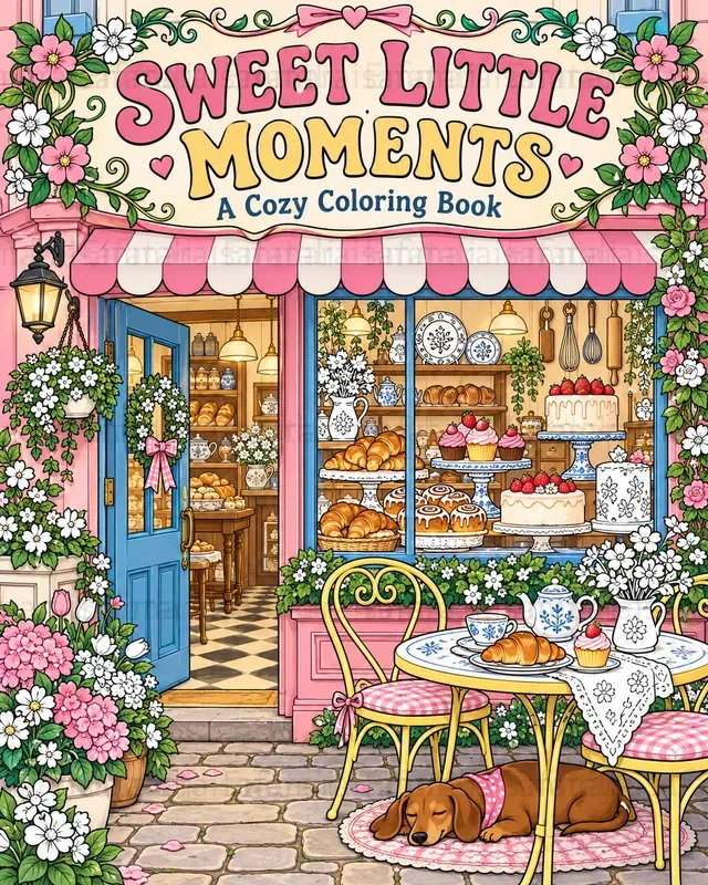 Whimsical Coloring Book Covers