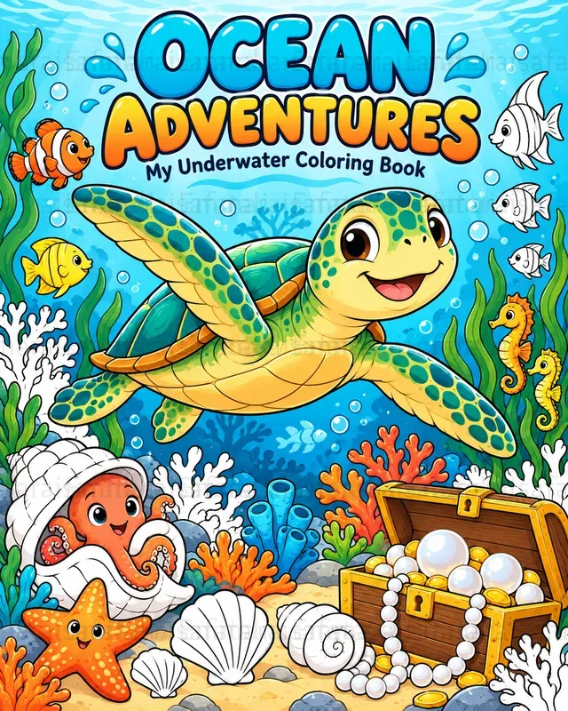 Whimsical Coloring Book Covers