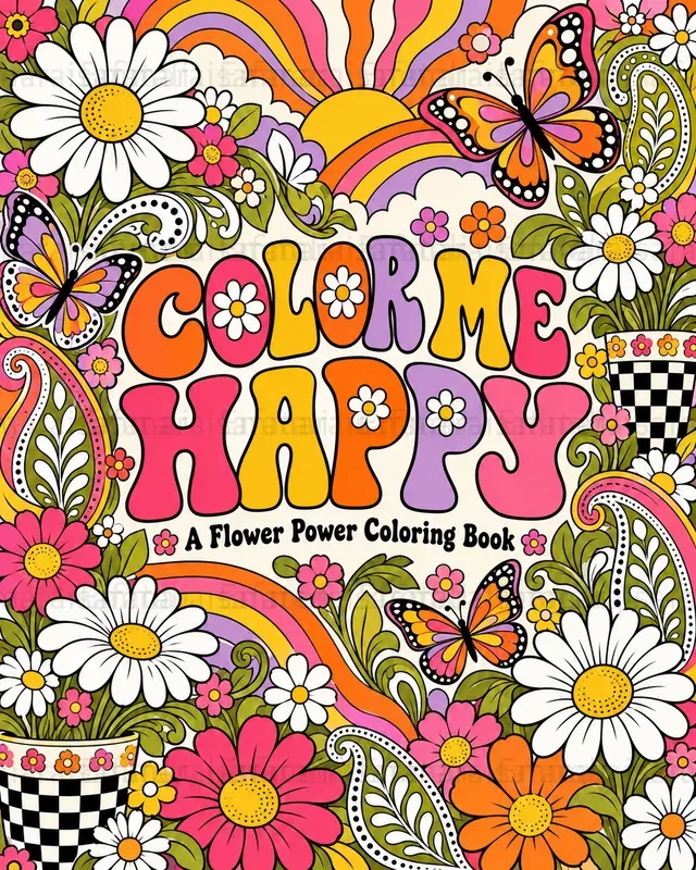 Whimsical Coloring Book Covers