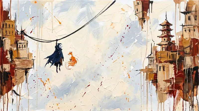 Anime Aerial Combat Canvases