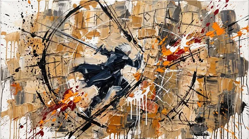 Anime Aerial Combat Canvases