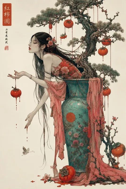 Surreal Ukiyo E Fantasy Portraits