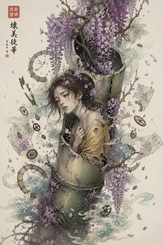 Surreal Ukiyo E Fantasy Portraits