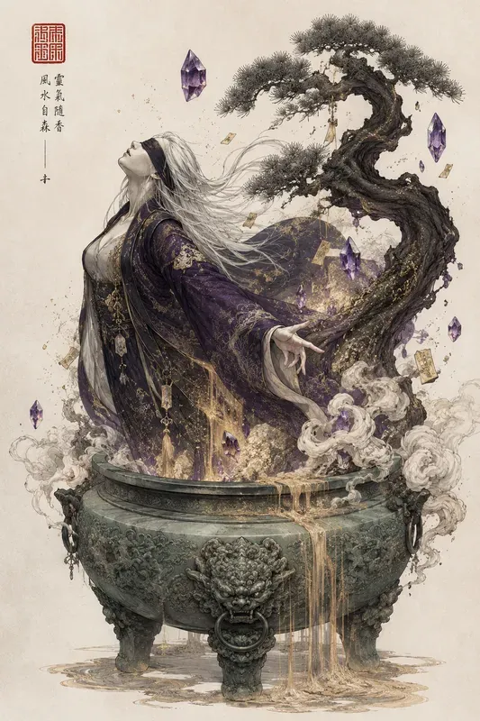 Surreal Ukiyo E Fantasy Portraits