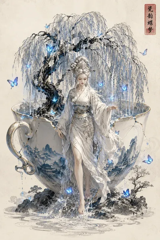 Surreal Ukiyo E Fantasy Portraits