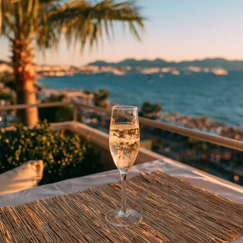 Cannes Coastal Dining Inspiration Shots