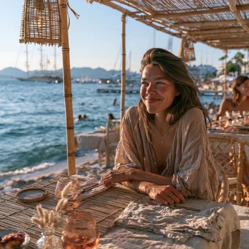 Cannes Coastal Dining Inspiration Shots