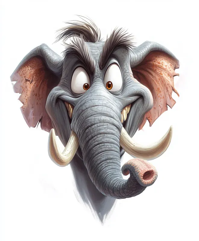 Grotesque Cartoon Animal Caricatures