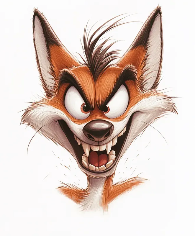 Grotesque Cartoon Animal Caricatures