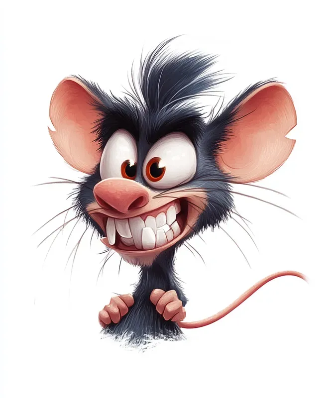 Grotesque Cartoon Animal Caricatures