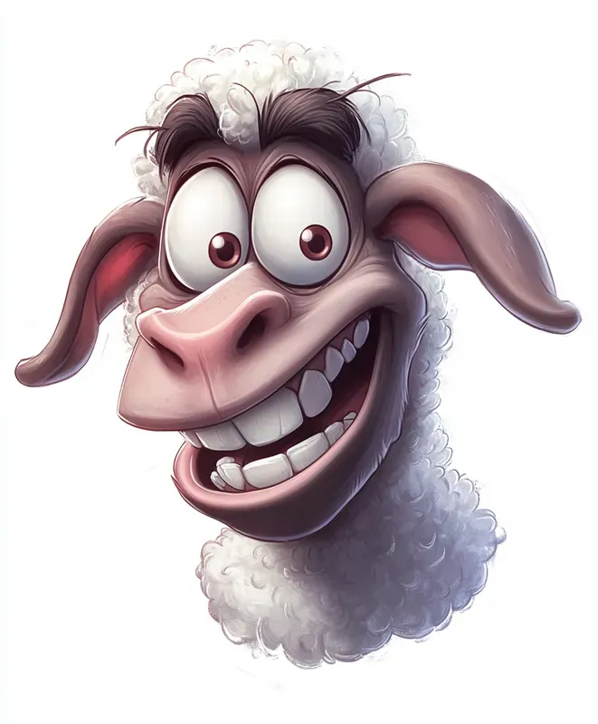 Grotesque Cartoon Animal Caricatures
