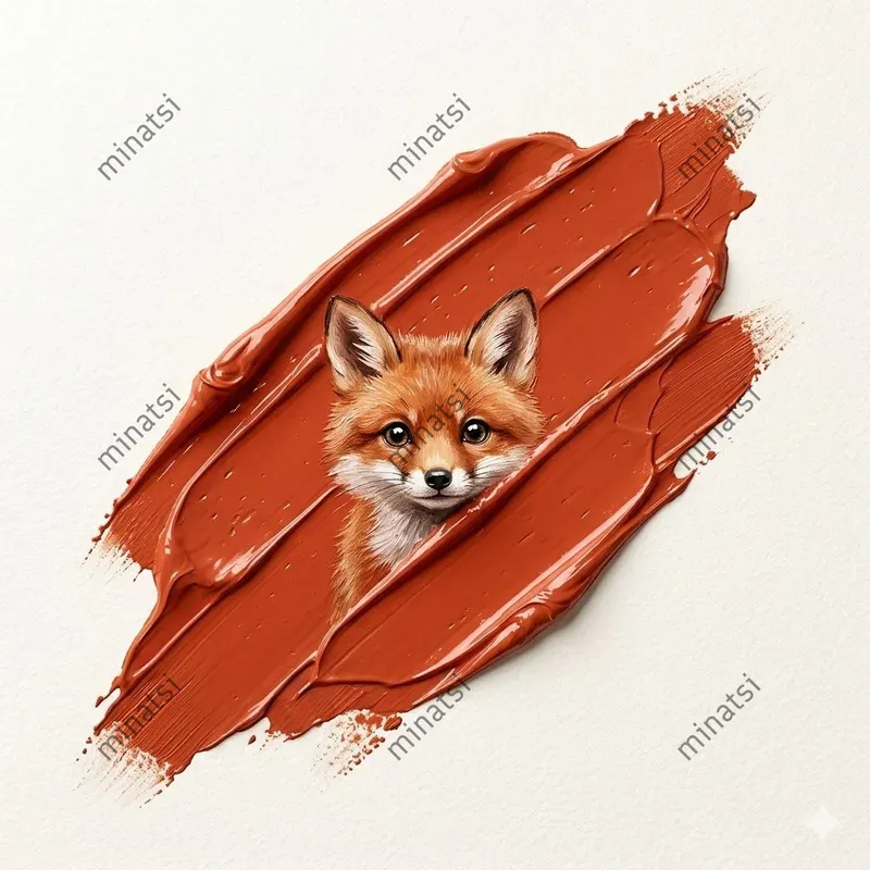 Impasto Baby Animal Wall Art