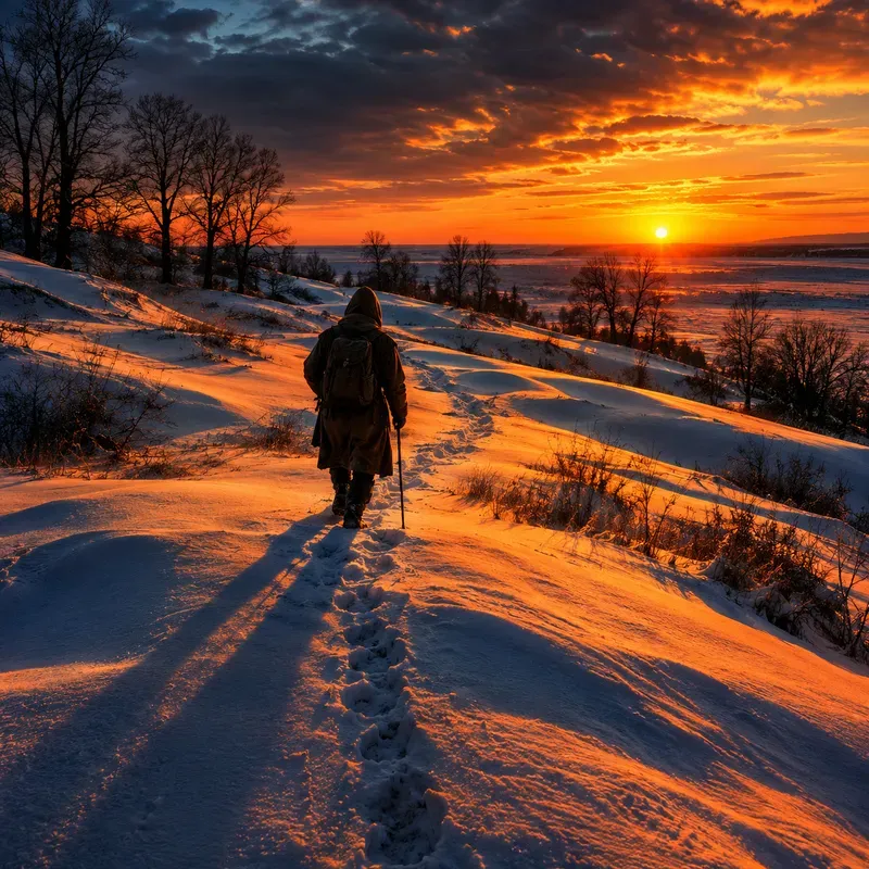 Winters' Lone Paths