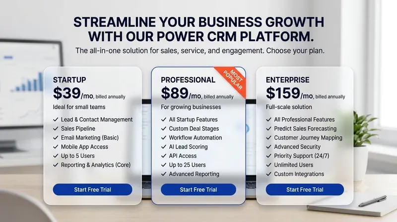 Saas Pricing UI Comparison Layouts
