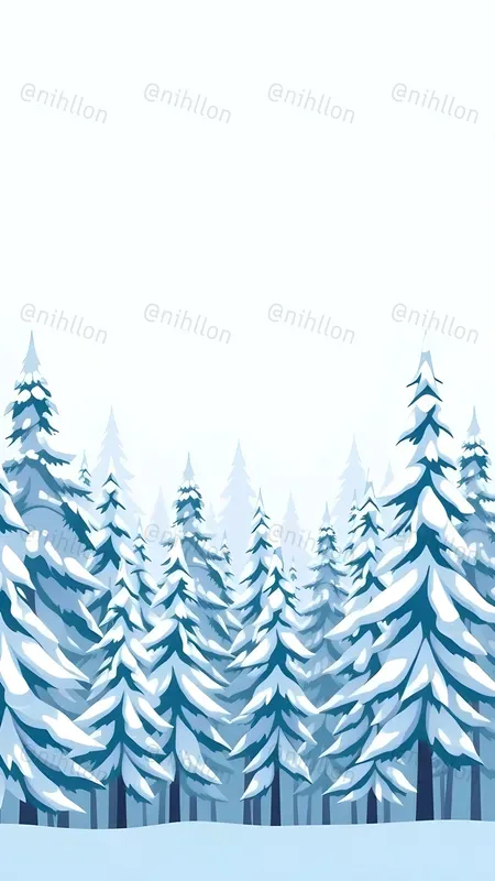 Minimalist Winter Smartphone Wallpapers