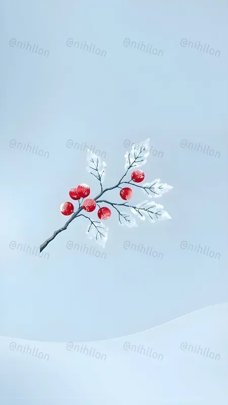 Minimalist Winter Smartphone Wallpapers