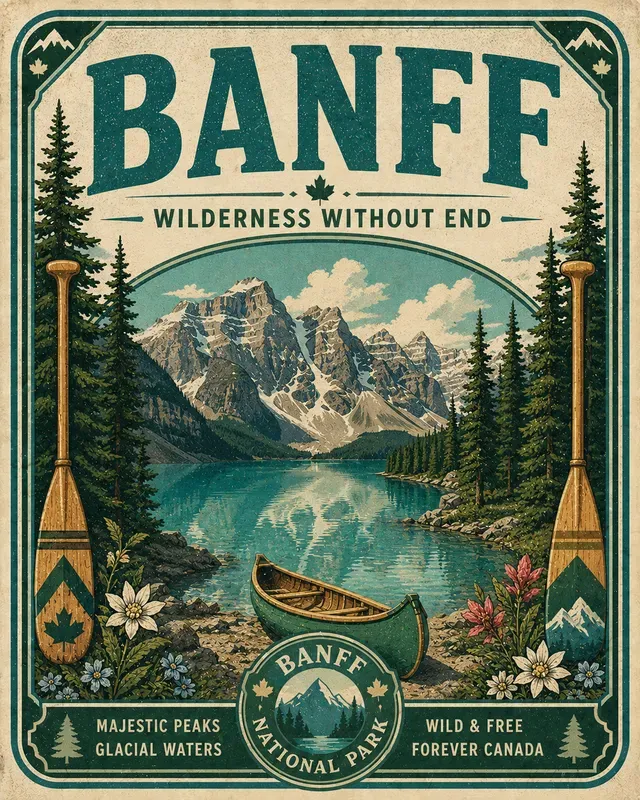 Vintage Travel Label Poster Makers