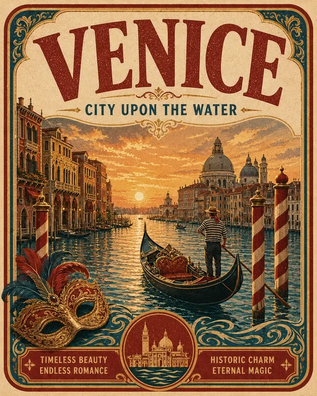 Vintage Travel Label Poster Makers