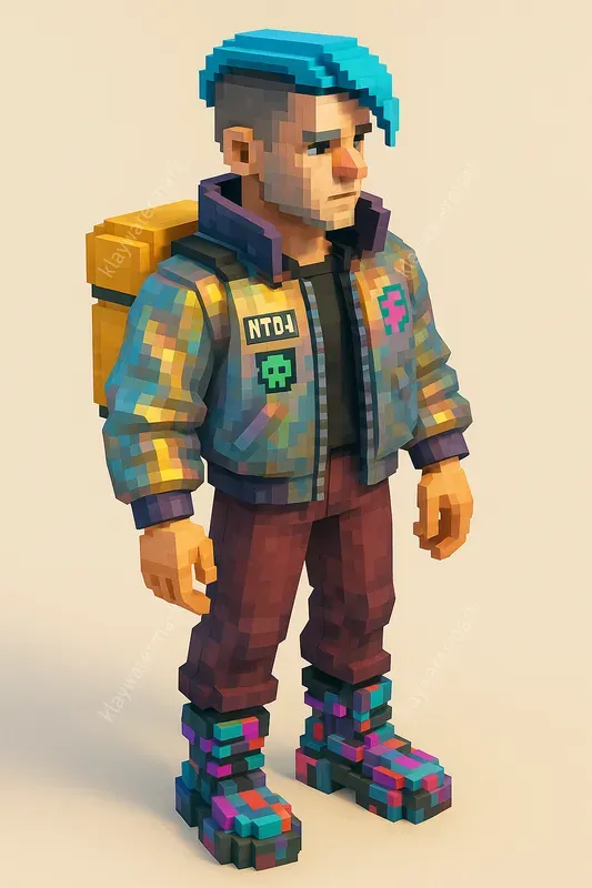 Retro Voxel Characters