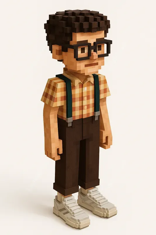 Retro Voxel Characters