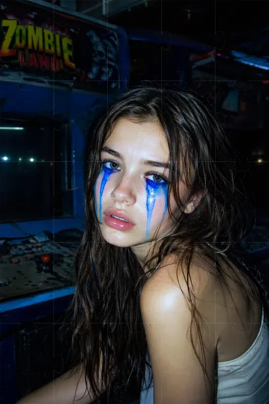 Surreal Nightlife Flash Portraits