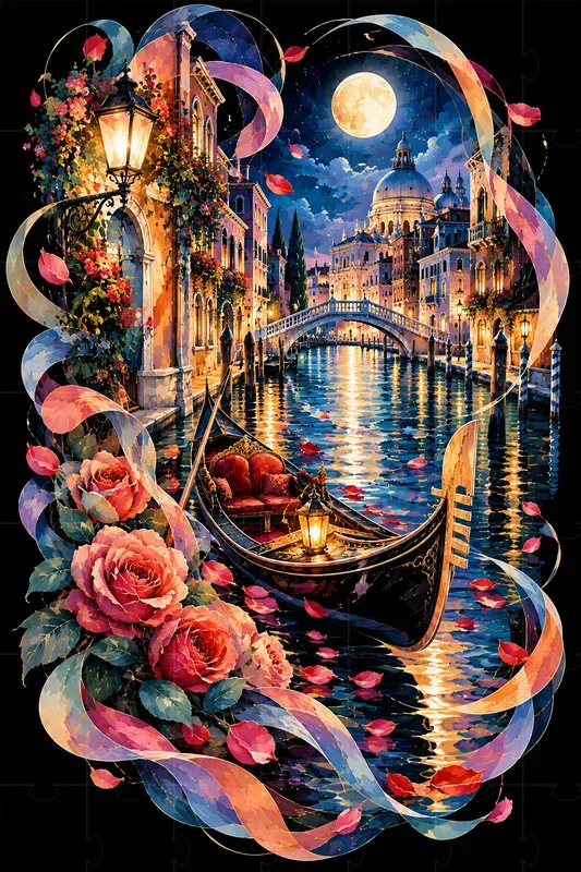 Romantic Dreamscape Abstract Art