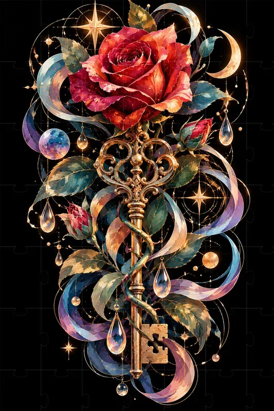 Romantic Dreamscape Abstract Art