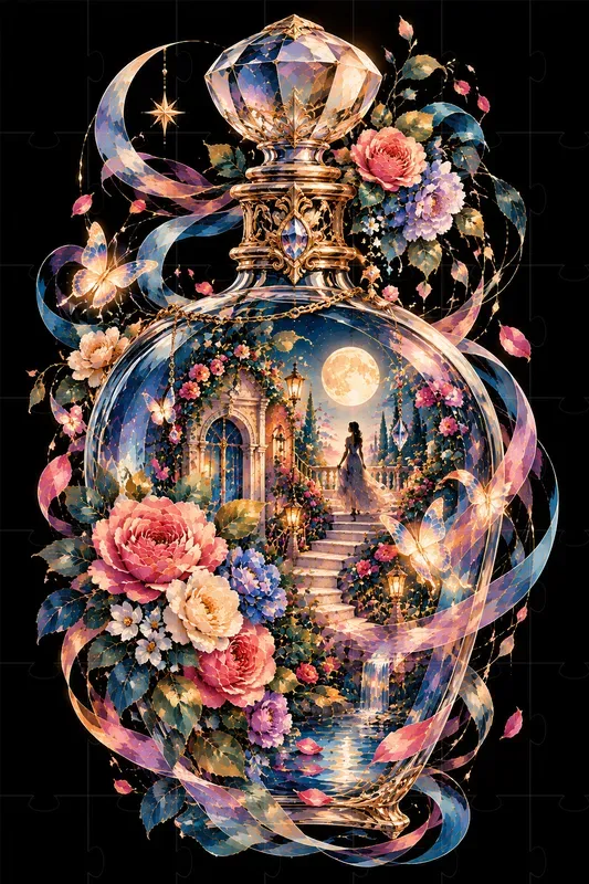 Romantic Dreamscape Abstract Art