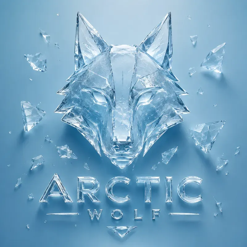 Frozen Crystal Logo Aesthetics